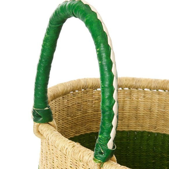 Color Block Bolga Shopper - Cilantro - Picture 3 of 3